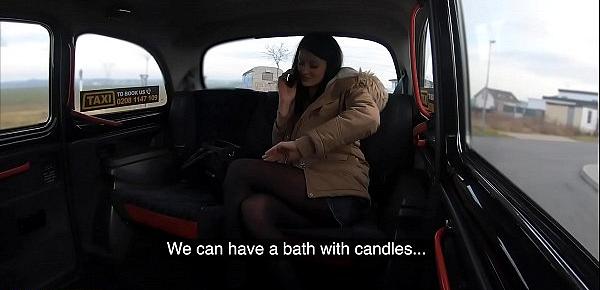  Fake Taxi Curious Lesbian Tiny Tina tries cock for first time